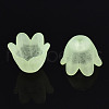 Transparent Acrylic Bead Caps FACR-N005-002B-4