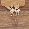 Alloy Hair Comb Findings PW-WG20F5C-03-1