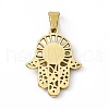 Synthetic Turquoise Pendants STAS-P315-11G-2