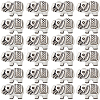 SUNNYCLUE 80Pcs Tibetan Style Alloy Beads TIBEB-SC0001-26-1