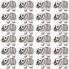 SUNNYCLUE 80Pcs Tibetan Style Alloy Beads TIBEB-SC0001-26-1