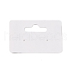 Rectangle Paper One Pair Earring Display Cards with Hanging Hole CDIS-C004-04E-3