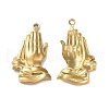 Ion Plating(IP) 304 Stainless Steel Pendants STAS-P324-10G-1