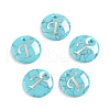 Synthetic Turquoise Charms G-L561-001T-1