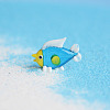Hand Blown Art Glass Fish Figurines Statues PW-WG826C2-01-2