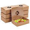 Disposable Kraft Paper Food Box CON-WH0084-36A-1