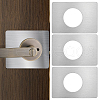 CHGCRAFT 4Pcs 201 Stainless Steel Door Reinforcement Plates AJEW-CA0002-87-1