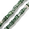 Natural Green Spot Jasper Beads Strands G-Q178-A15-01-1