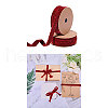 Polyester Chenille Ribbon OCOR-WH0097-36A-9
