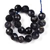 Natural Cordierite/Iolite/Dichroite Beads Strands G-S345-10mm-27-3