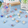 48Pcs 12 Styles Transparent Glass Globe Pendants GLAA-TA0001-30-4