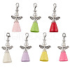 Angel Acrylic Pendant Decorations HJEW-JM03162-04-2