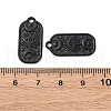 Ion Plating(IP) 304 Stainless Steel Pendants STAS-E182-10B-3