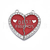 Alloy Enamel Split Pendant ENAM-S130-25D-1