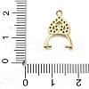 Brass Micro Pave Clear Cubic Zirconia Pendant Bails KK-L229-033G-3