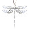 Alloy Enamel Dragonfly Big Pendants X-ENAM-L034-04P-1