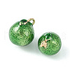 Brass Enamel Charms KK-G462-34LG-2