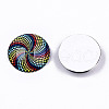 Glass Cabochons X-GGLA-S036-12-4