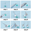 SUNNYCLUE DIY Ocean Theme Earring Making Kits DIY-SC0012-31-4