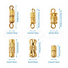  Jewelry Brass Screw Clasps KK-PJ0001-03G-11
