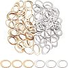 Unicraftale 80 Pcs 2 Colors 304 Stainless Steel Linking Rings STAS-UN0021-76-1