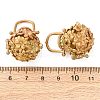 Brass Hollow Cage Pendants KK-P094-14-3