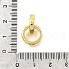 Brass Micro Pave Clear Cubic Zirconia Beads KK-V008-14A-G-3