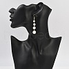 Glass Pearl Dangle Earrings EJEW-JE06463-03-2