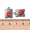 Gothic Rack Plating Alloy Pendants PALLOY-V002-11B-3