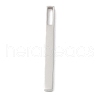 304 Stainless Steel Cubic Zirconia Pendants STAS-Q244-12P-2
