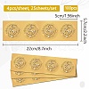 Self Adhesive Gold Foil Embossed Stickers DIY-WH0575-042-2
