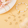 Beebeecraft 12Pcs Brass Micro Pave Cubic Zirconia Charms ZIRC-BBC0002-77-4