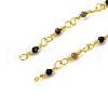 Brass Chain Necklace Making KK-K337-13G-08-2