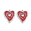 304 Stainless Steel Pendants STAS-N108-21B-P-1