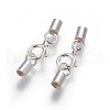 925 Sterling Silver Spring Ring Clasps STER-G019-C-08S-1