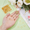 DICOSMETIC 120Pcs Alloy Linking Rings FIND-DC0005-93-3