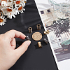  6Pcs 3 Colors Outdoor EDC Tool Brass Parachute Rope European Beads KK-NB0003-72B-3