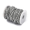 304 Stainless Steel Textured Cable Chains STAS-P386-07P-3