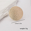 Geometric Texture Zinc Alloy Adjustable Finger Rings for Women US6150-1-2
