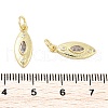 Brass Micro Pave Cubic Zirconia Pendants KK-H206-03G-3