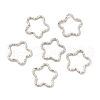 50Pcs Iron Linking Rings IFIN-E017-02D-P-1