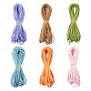  60 Yards 6 Colors Flat Faux Suede Cord LW-TA0001-02-2