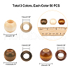   150 Pcs 3 Colors Wooden Beads WOOD-PH0001-49-2