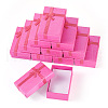 Cardboard Jewelry Storage Gift Boxes for Earrings Rings CON-TAC0004-14-1