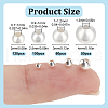 DELORIGIN 925 Sterling Silver Beads STER-DR0001-08C-2