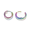 304 Stainless Steel Huggie Hoop Earrings EJEW-G272-02-10mm-M-3