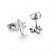 Tarnish Resistant 304 Stainless Steel Stud Earrings EJEW-H368-39P-2