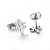 304 Stainless Steel Stud Earrings EJEW-H368-39P-2