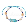 Glass Seed Beaded Braided Bead Bracelets BJEW-MZ00172-3