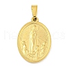 Ion Plating(IP) 304 Stainless Steel Pendants STAS-B071-02A-27G-1